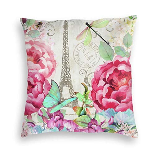 MINIOZE Retro Roses Flowers Art Red Butterflies Vintage Print Velvet Soft Square Pillow Covers case Home Decor Cushion Covers Decorations Gifts Pillowcase for Indoor Sofa Bedroom Car 18 X 18 Inch MINIOZE Retro Roses Flowers Art Red Butterflies Vintage Print Velvet Soft Square Pillow Covers case Home Decor Cushion Covers Decorations Gifts Pillowcase for Indoor Sofa Bedroom Car 18 X 18 Inch